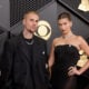 Justin Bieber and Hailey Bieber attend the 68th GRAMMY Awards at Crypto.com Arena on February 01, 2026 in Los Angeles, California.