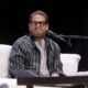 Jonah Hill speaks onstage during SiriusXM Presents SmartLess LIVE at Avalon Hollywood on April 25, 2026 in Los Angeles, California.