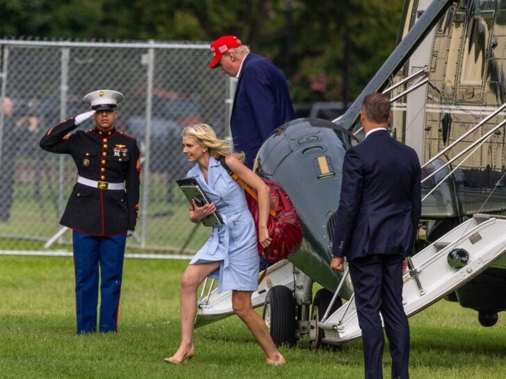 Natalie Harp Forgoes Food and Sleep, Rides In Trunk to Keep Up With Trump: Report