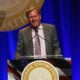 Journalist Chris Hansen speaks onstage during the Federal Enforcement Homeland Security Foundation 2016 Ridge Awards at Sheraton Times Square on May 19, 2016 in New York City.