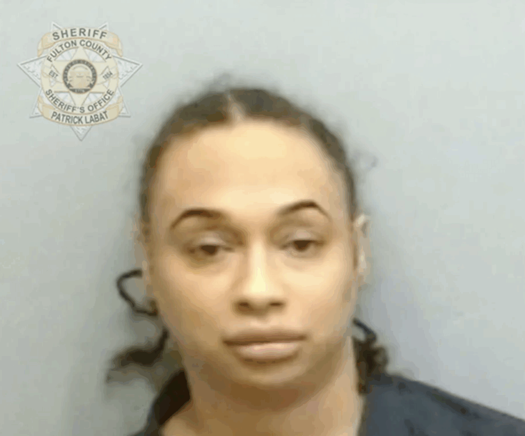 Sidney Starr's mug shot, taken following her recent arrest.