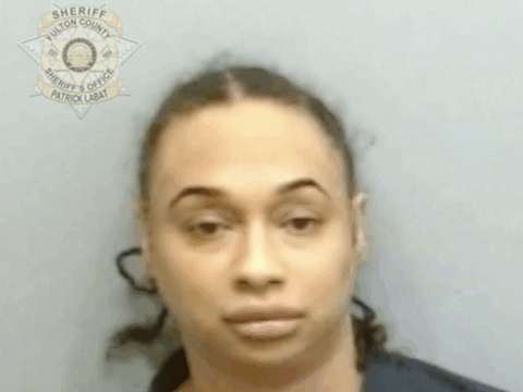 Sidney Starr's mug shot, taken following her recent arrest.