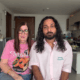 A snapshot of a video that Jenny Slatten and Sumit Singh shared online.