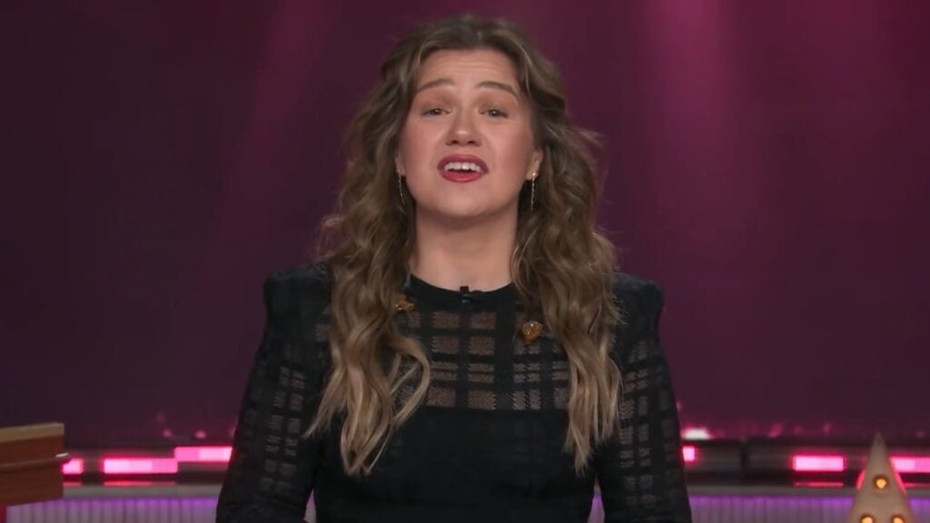 Kelly Clarkson on the series finale.