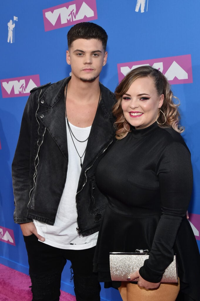 Tyler Baltierra and Catelynn Lowell in 2018.