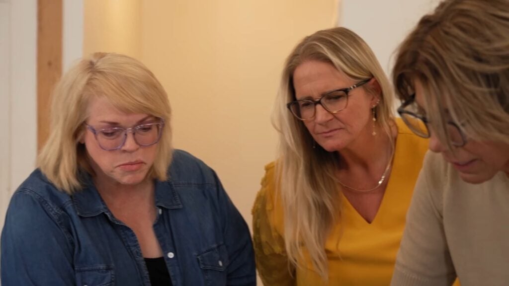 Janelle Brown, Christine Brown, and Meri Brown on 'Sister Wives' Season 21.