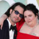Lena Dunham and husband Luis Felber.