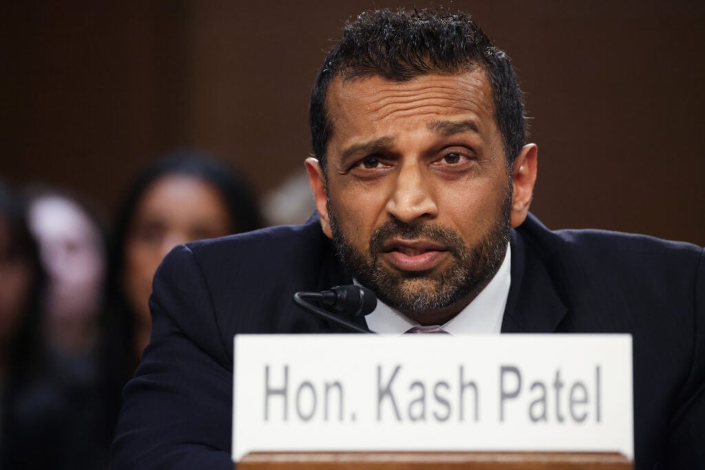 Kash Patel on September 15, 2026.