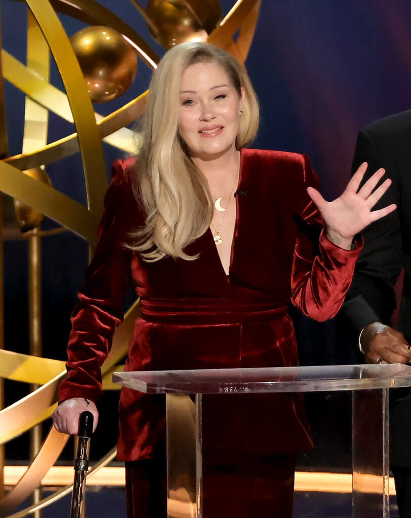 Christina Applegate at the Emmy Awards in 2024.