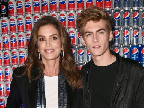 Cindy Crawford and Presley Gerber in 2018.