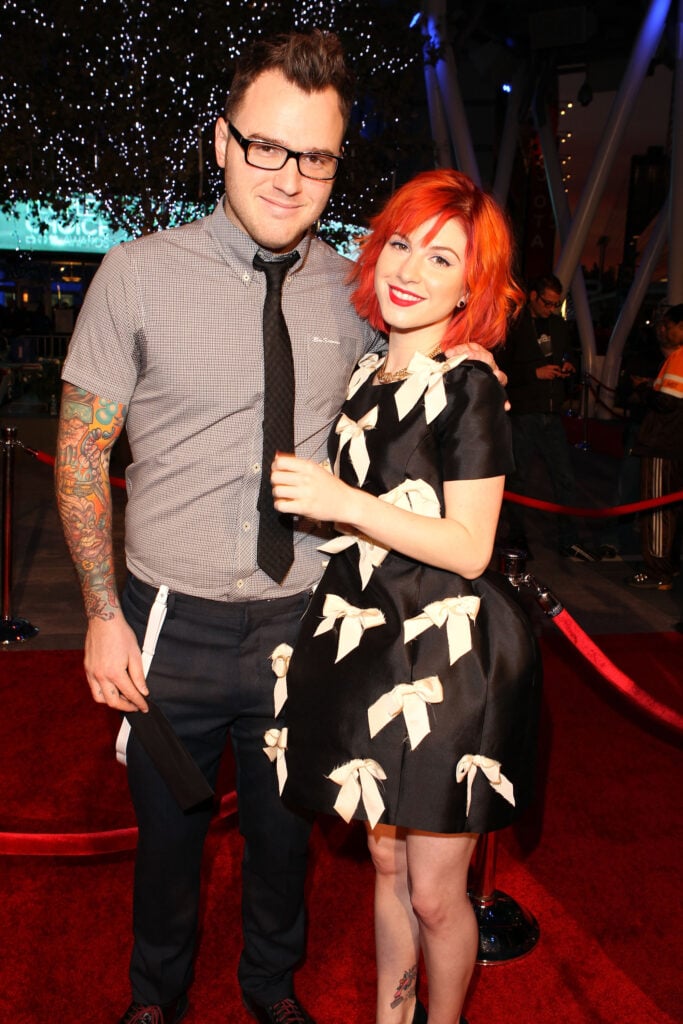 Chad Gilbert and Hayley Williams in 2010.