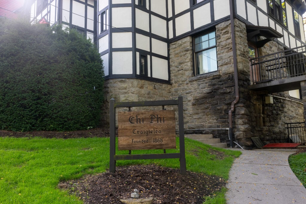 Chi Phi Fraternity at Cornell University.