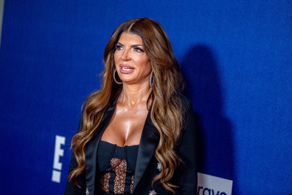 Teresa Giudice attends the 2022 NBCUniversal Upfront at Mandarin Oriental Hotel at Radio City Music Hall on May 16, 2022 in New York City.