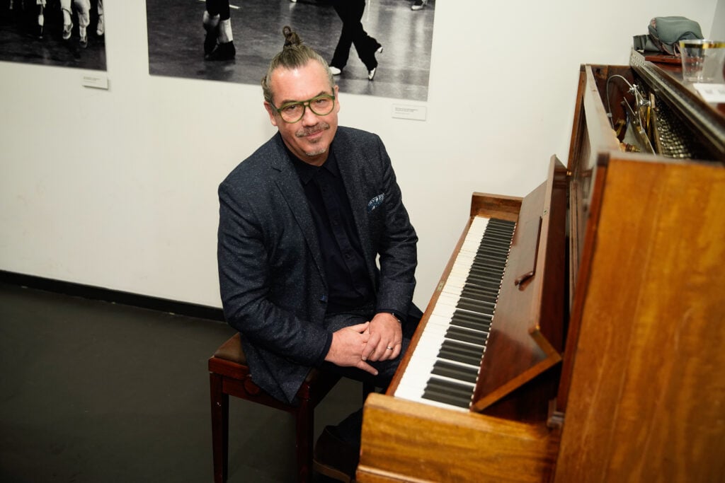 Duncan Sheik attends the Museum of Broadway's one-year anniversary celebration at the Museum of Broadway on November 15, 2023 in New York City.
