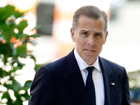 Hunter Biden, son of U.S. President Joe Biden, arrives for his trial at the J. Caleb Boggs Federal Building on June 07, 2024 in Wilmington, Delaware.