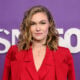 Julia Stiles attends SNL50: The Homecoming Concert at Radio City Music Hall on February 14, 2025 in New York City.