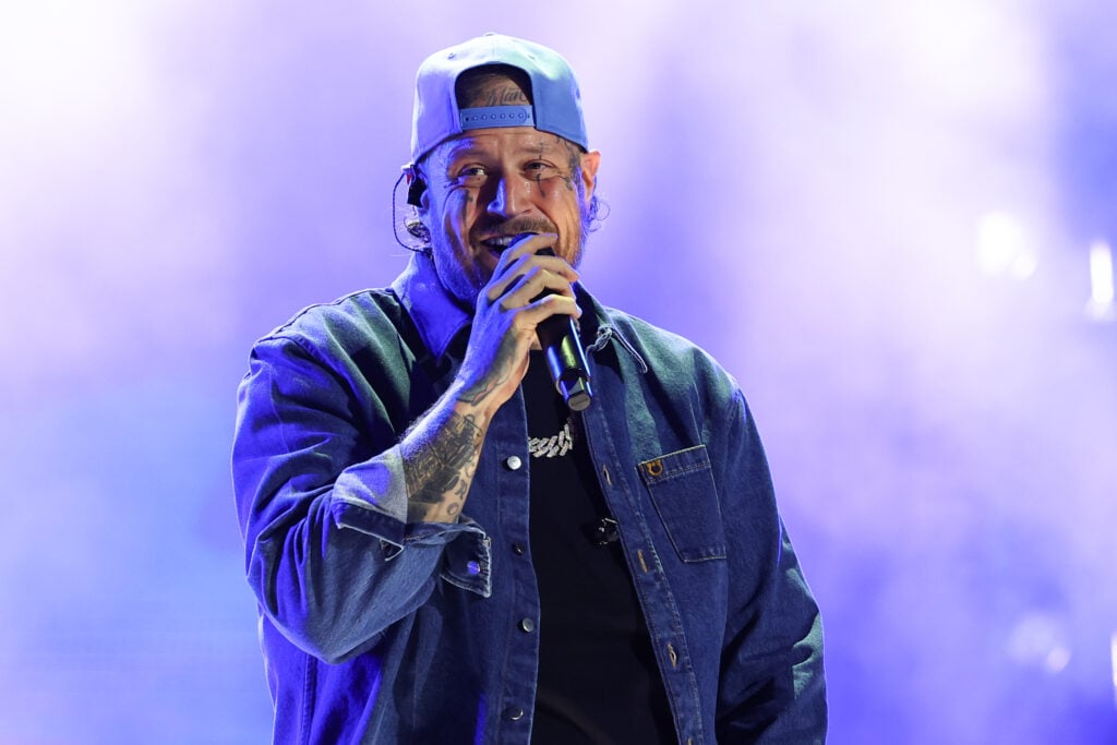 Jelly Roll performs onstage at Nissan Stadium during CMA Fest 2026 day one on June 04, 2026 in Nashville, Tennessee.