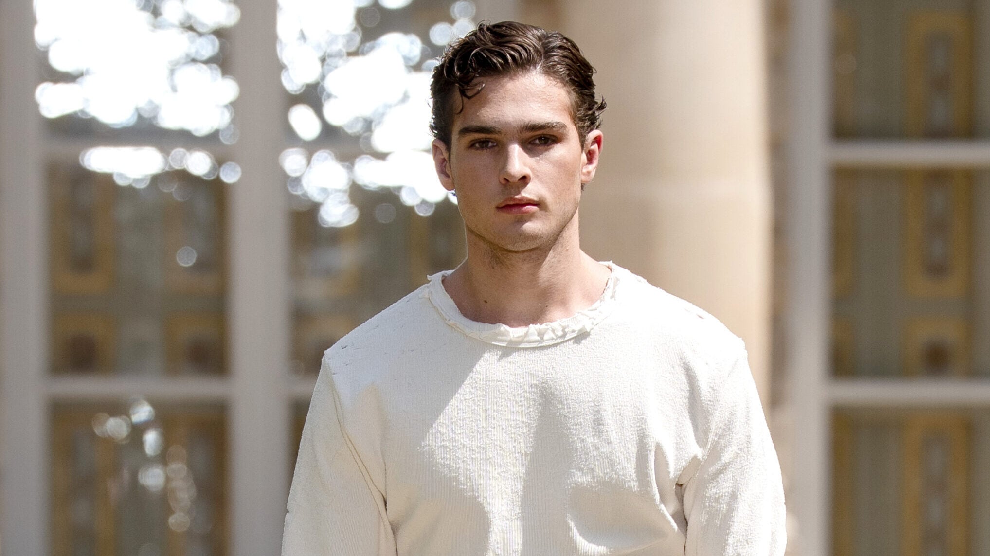 Clavicular walks the runway during the 424 Menswear Spring/Summer 2027 show as part of Paris Fashion Week on June 23, 2026 in Paris, France. 