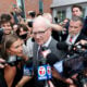 Defense attorney Kevin Reddington is surrounded by the press as he leaves the courthouse after Judge William Sullivan sent the jury home following the conclusion of deliberations for the sixth day in the trial of Lindsay Clancy at Plymouth County Superior Court on September 3, 2026 in Plymouth, Massachusetts.