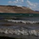 Small waves crash on the banks of Lake Mead on August 31, 2026 in Lake Mead National Recreation Area, Nevada.
