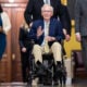 U.S. Sen. Mitch McConnell (R-KY) arrives for a vote at the U.S. Capitol on September 14, 2026 in Washington, D.C. This is McConnell’s first public appearance in over 90 days after he recovered from a fall and illness.