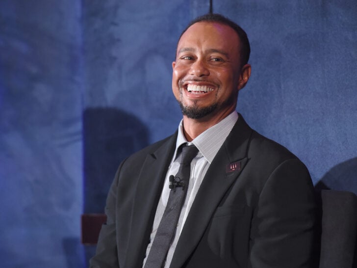 Tiger Woods speaks onstage during the Tiger Woods Foundation's 20th Anniversary Celebration at the New York Public Library on October 20, 2016 in New York City.