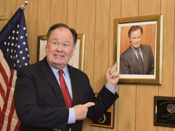 Actor Dennis Haskins poses for portrait at the Saved By the Max Los Angeles opening night pop up on May 1, 2018 in West Hollywood, California.