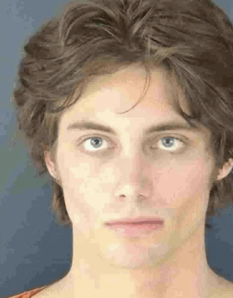 A mug shot of influencer Mason Hull. Hull has been arrested for possession of child sexual abuse material.