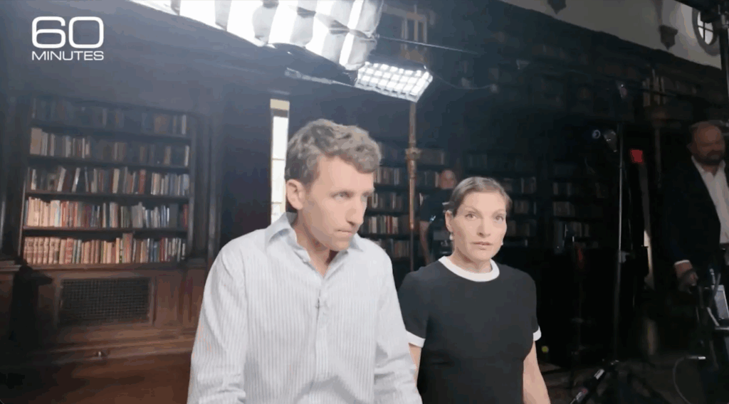Patrick Clancy and his second wife appear on '60 Minutes.'