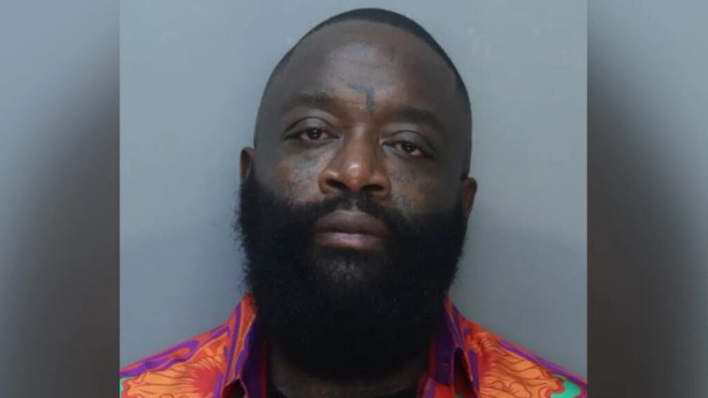 Rick Ross' mugshot on October 1, 2026.