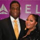 Trina Braxton and husband Von Scales in 2024.