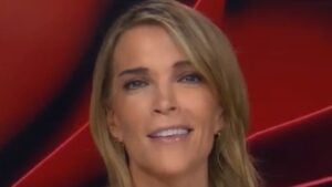 Megyn Kelly smirks in mockery of Christina Applegate.