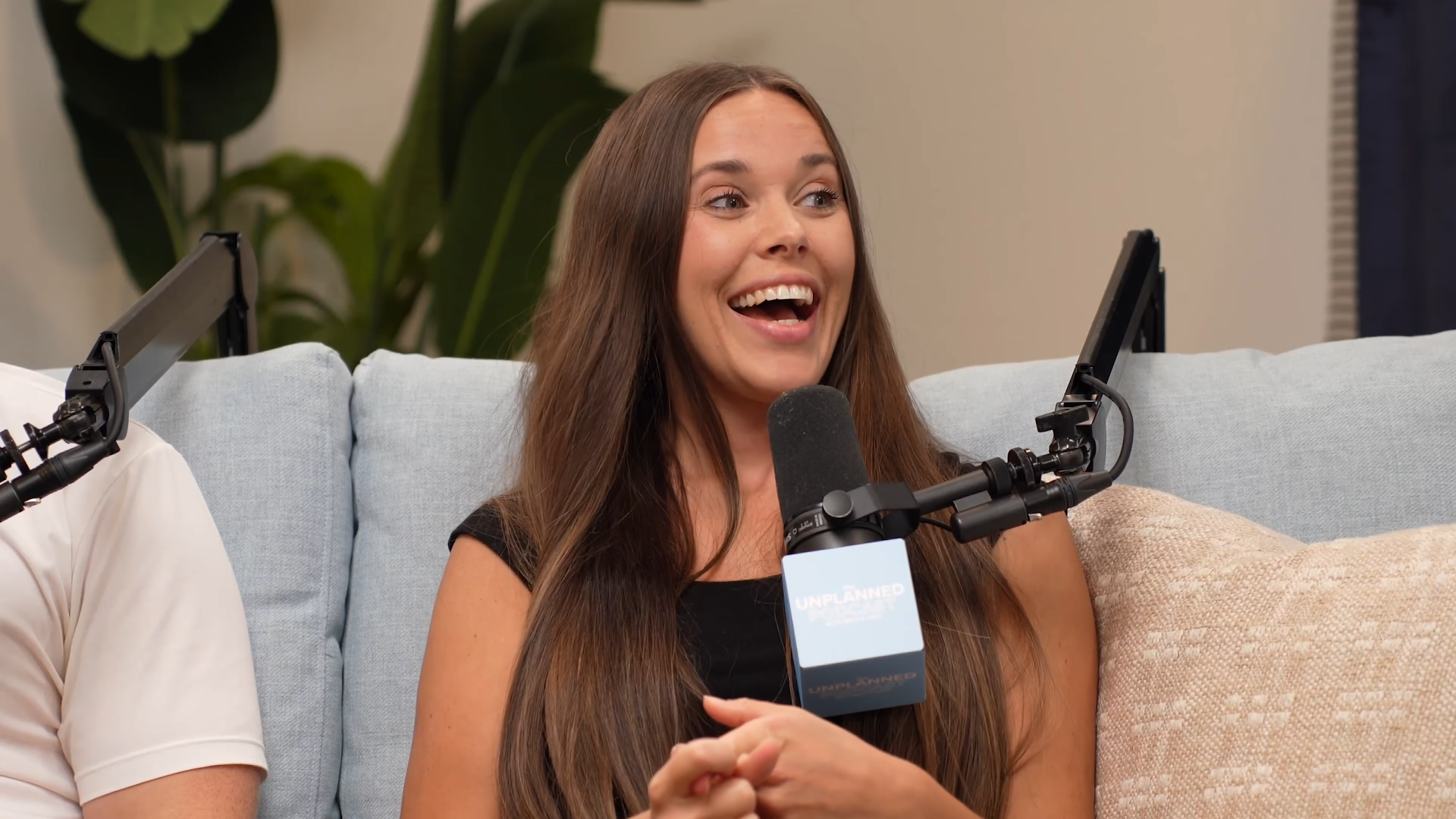 Jessa Duggar makes an insanely happy face.