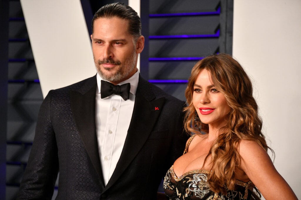 Joe Manganiello and Sofia Vergara attends the 2019 Vanity Fair Oscar Party hosted by Radhika Jones at Wallis Annenberg Center for the Performing Arts on February 24, 2019 in Beverly Hills, California.  