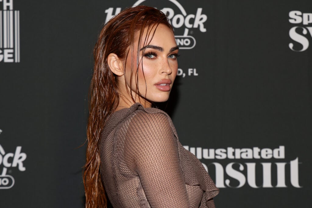 Megan Fox attends the Sports Illustrated Swimsuit 2023 Issue Release Party at The Guitar Hotel at Seminole Hard Rock Hotel & Casino on May 19, 2023 in Hollywood, Florida.