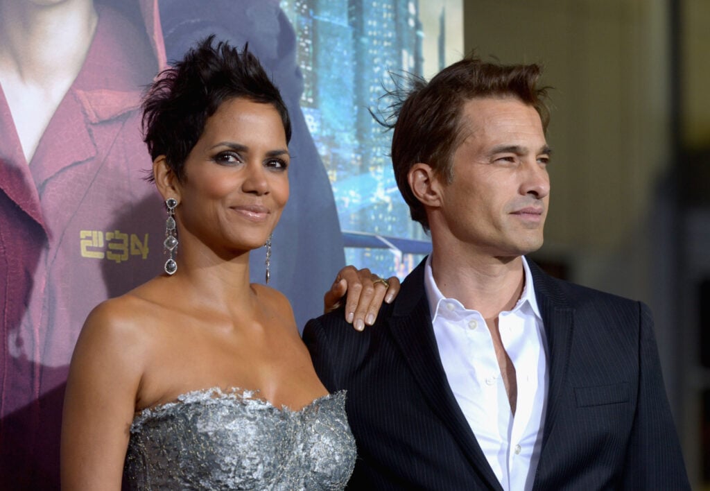 Halle Berry and Olivier Martinez arrive at Warner Bros. Pictures' 