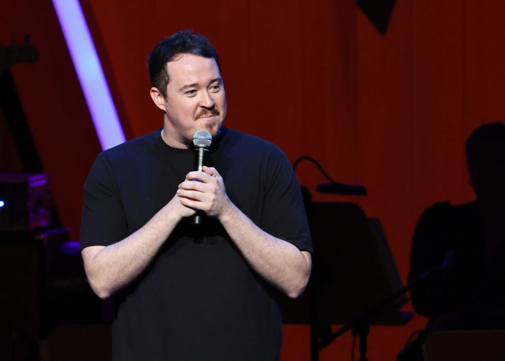 Shane Gillis performs onstage during the 17th Annual Stand Up For Heroes Benefit presented by Bob Woodruff Foundation and NY Comedy Festival at David Geffen Hall on November 06, 2023 in New York City. 