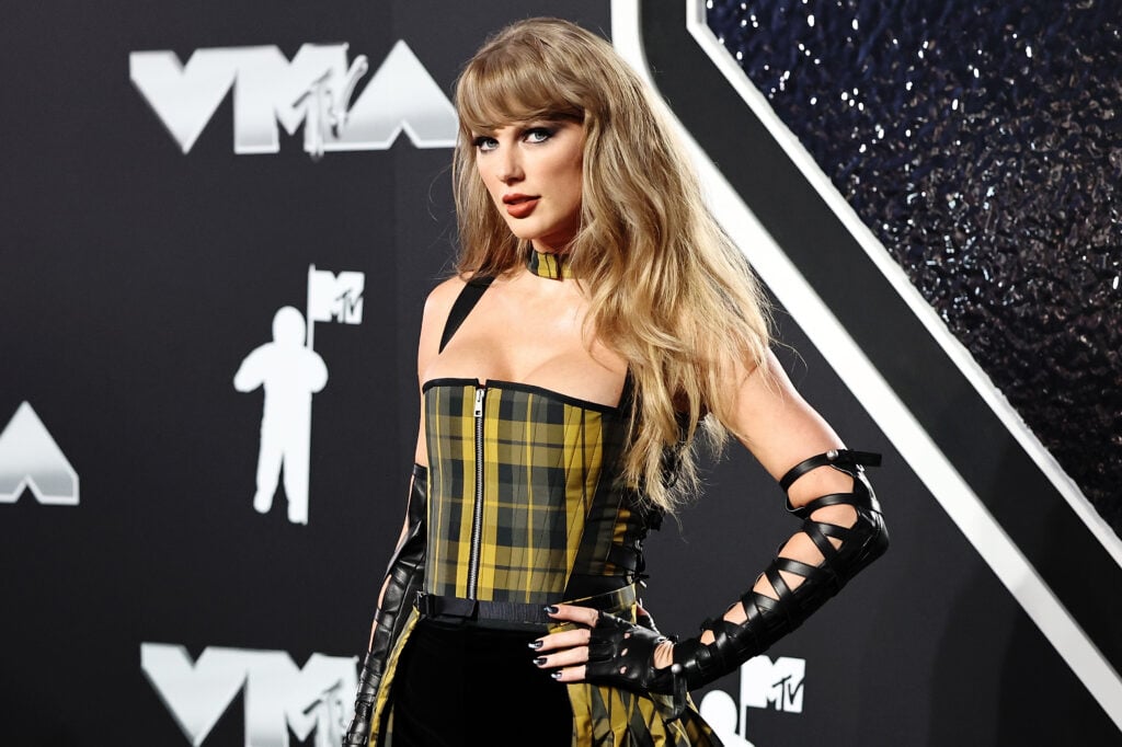 Taylor Swift attends the 2024 MTV Video Music Awards at UBS Arena on September 11, 2024 in Elmont, New York. 