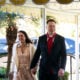 Elon Musk, CEO of Tesla and SpaceX, and Shivon Zilis, a venture capitalist, arrive at Mar-a-Lago on February 1, 2026 in Palm Beach, Florida.