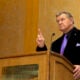 Mike Ditka former Chicago Bears coach speaks at The Christopher and Dana Reeve Foundation dinner at the Peninsula Hotel on October 22, 2015 in Chicago, Illinois.