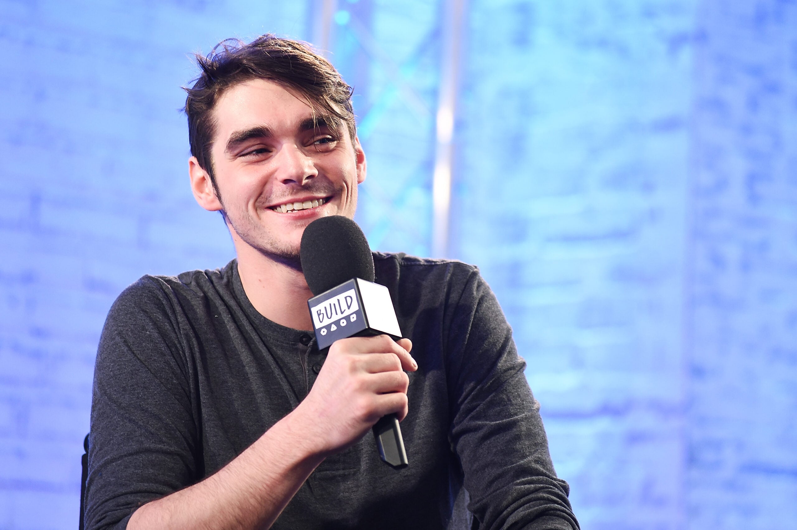 Breaking Bad star RJ Mitte speaks live at BUILD Series London on January 24, 2017 in London, United Kingdom.