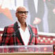 Drag queen RuPaul is honored with a star on The Hollywood Walk of Fame on March 16, 2018 in Hollywood, California.